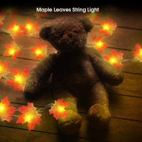 10Ft Maple Leaf String Lights Thanksgiving