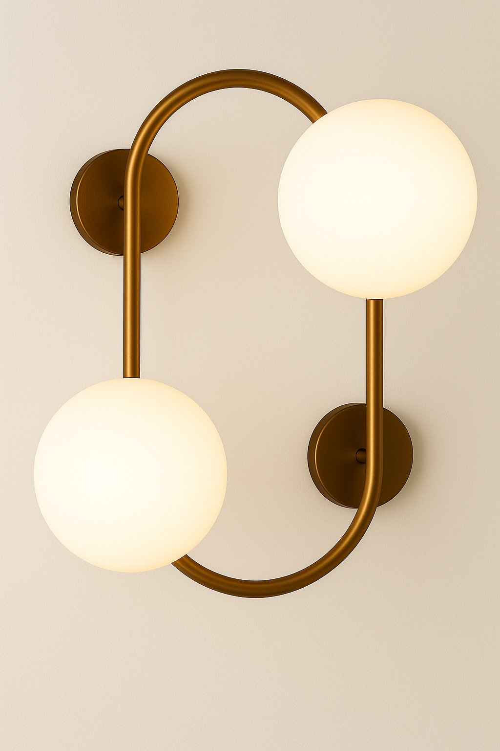 Chanya Haus Golden Decorative LED Wall Lamp